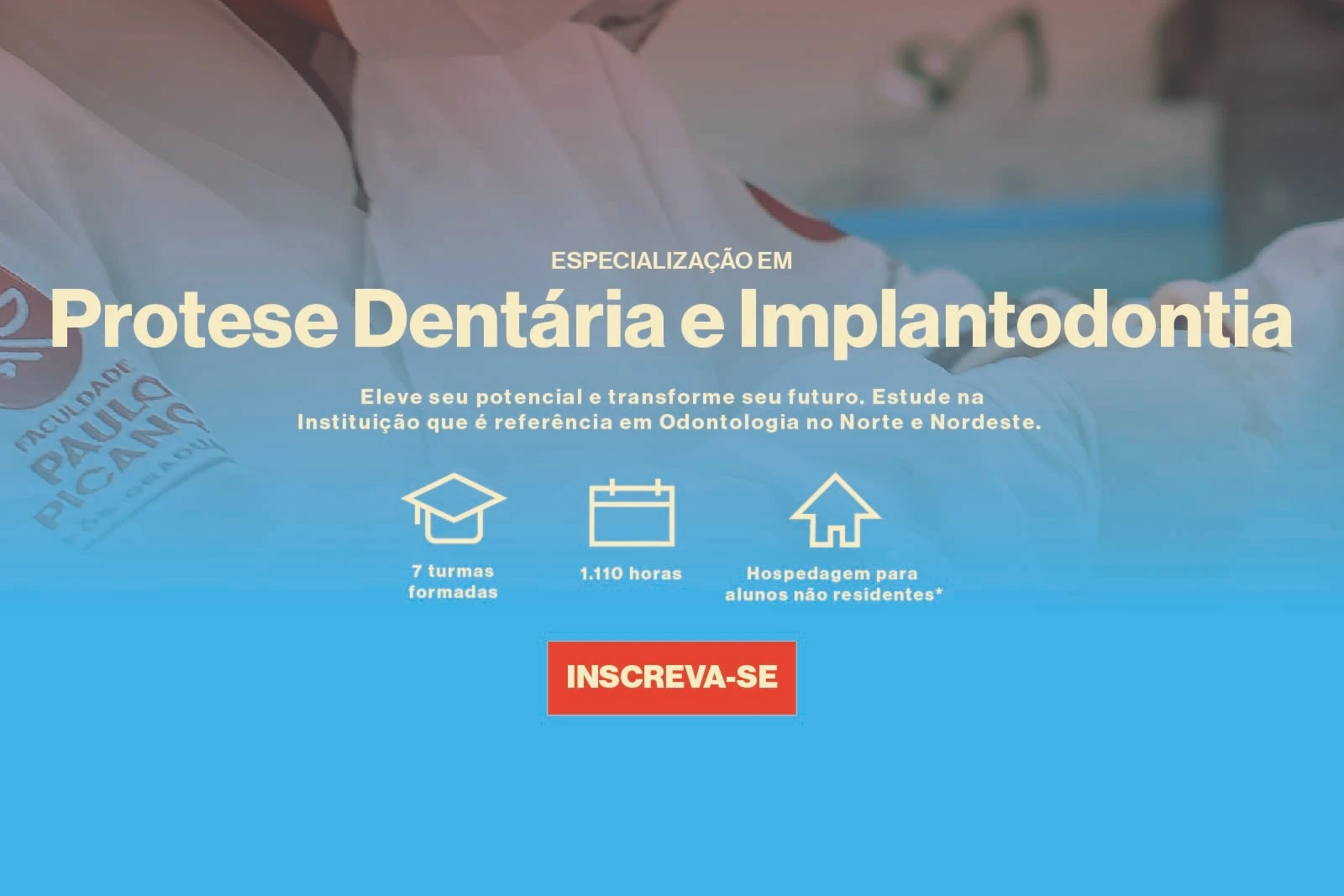 Especialização em Prótese Dentária e Implantodontia
