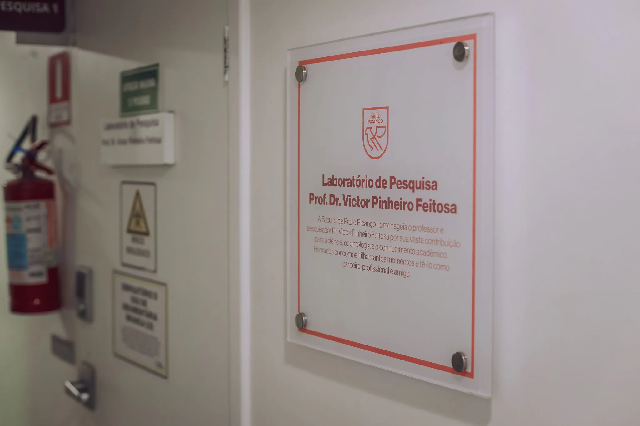 Reinauguração do Laboratório de Pesquisa em Homenagem ao Professor Victor Feitosa