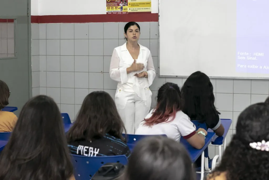 Ação de Higiene Bucal no Colégio Batista