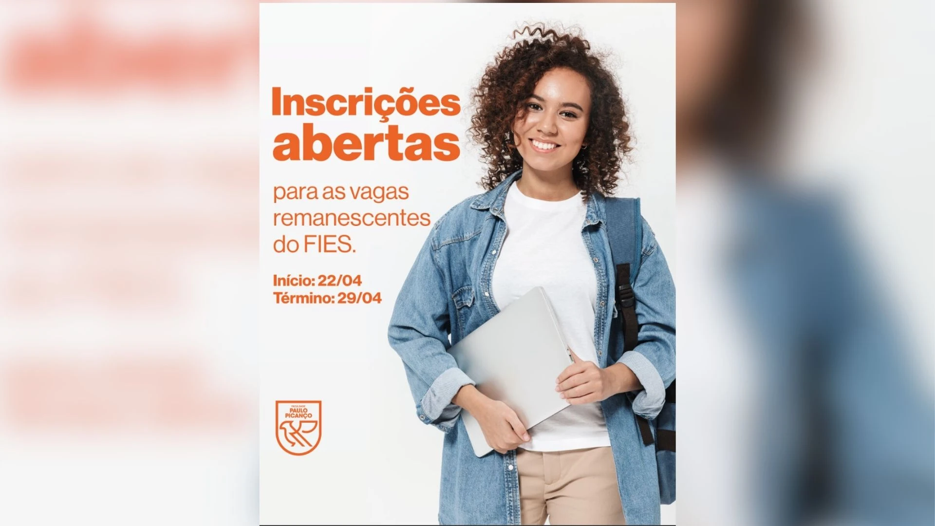 Inscrições para vagas remanescentes do FIES estão abertas