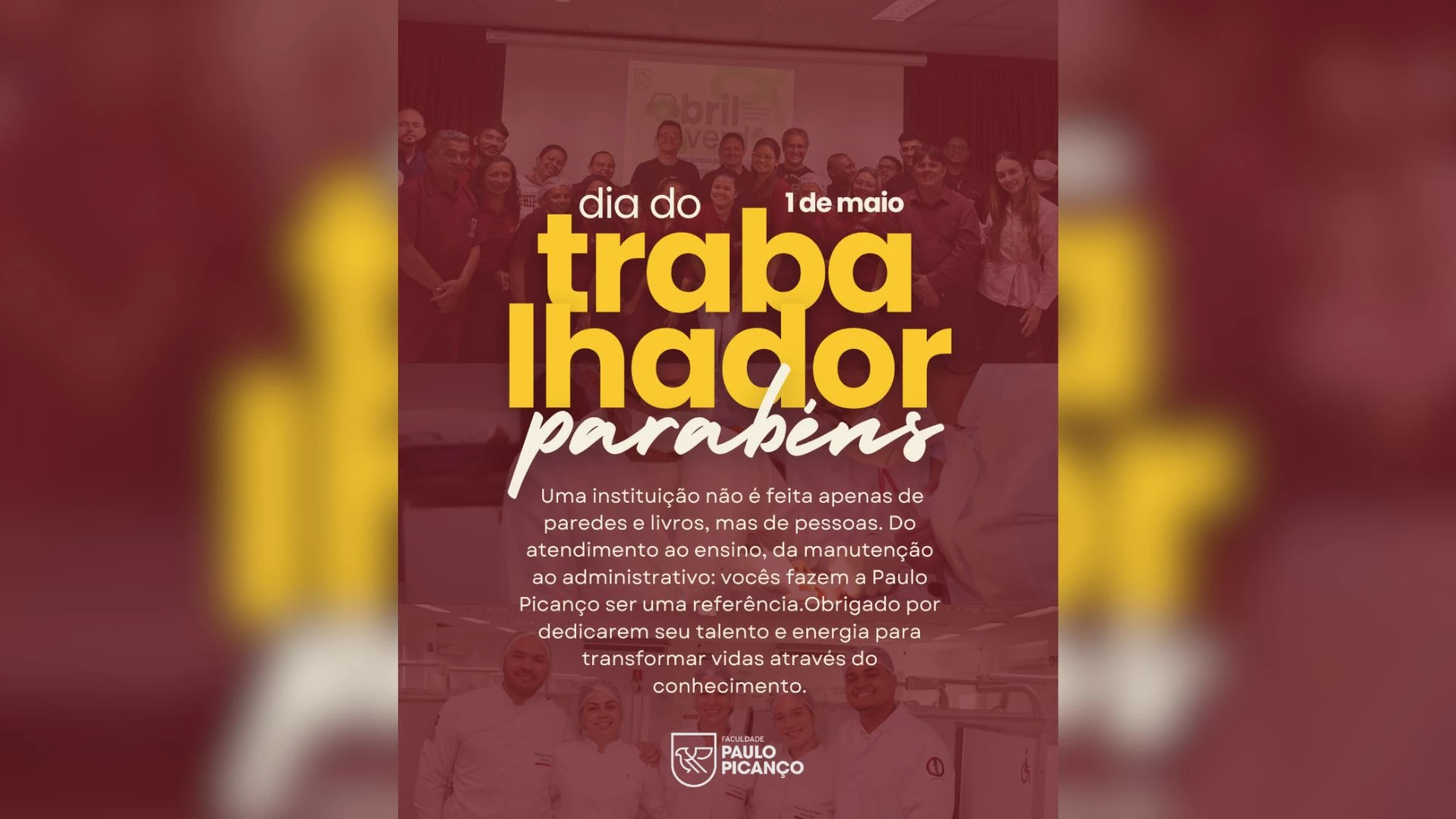 FACPP homenageia colaboradores pelo Dia do Trabalhador