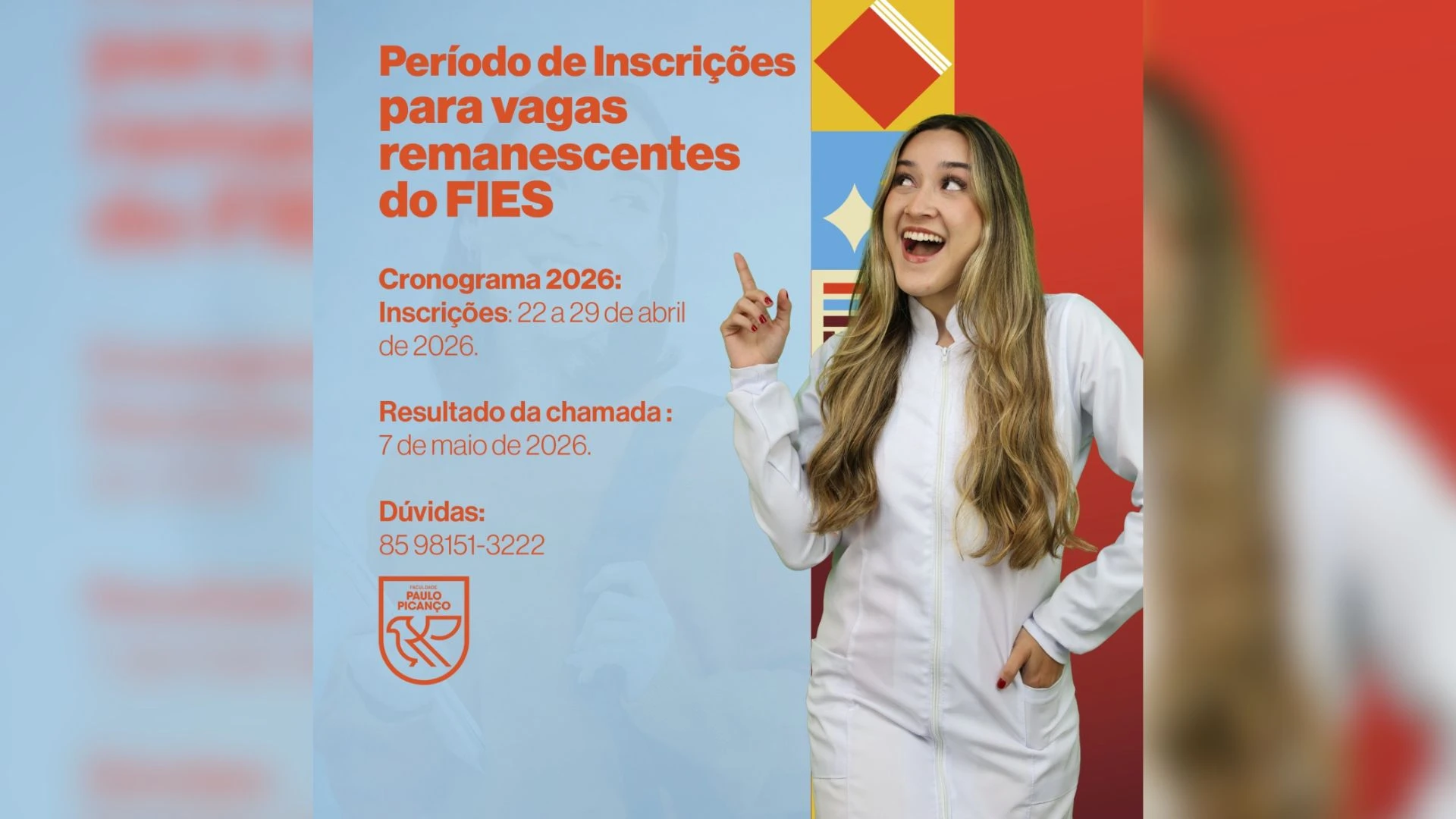 FACPP reforça prazo para inscrições nas vagas remanescentes do FIES