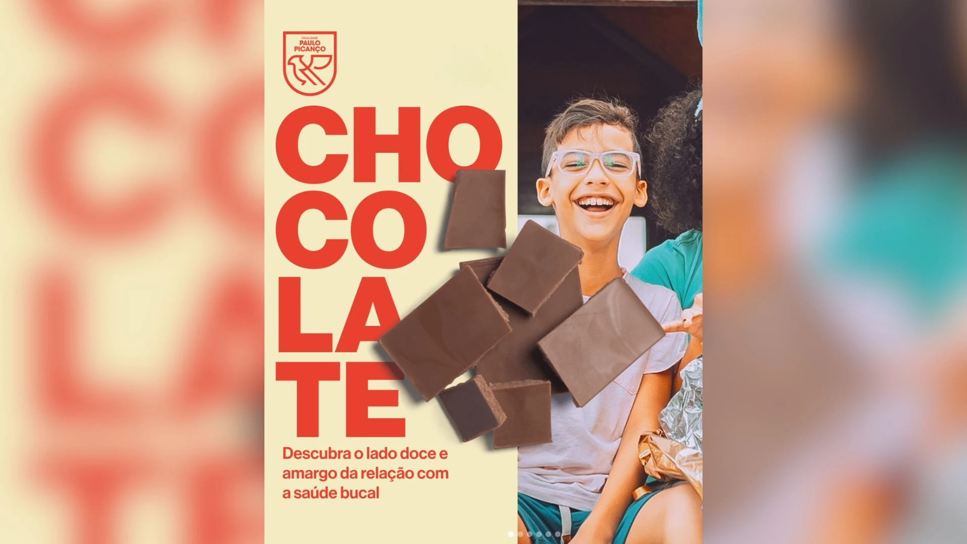 FACPP promove conteúdo educativo sobre os impactos do chocolate na saúde bucal